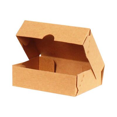 14x10x4 Ebat - 4 Nokta Kraft Kargo Kutusu - 0,2 Desi Kutu - Görsel 1